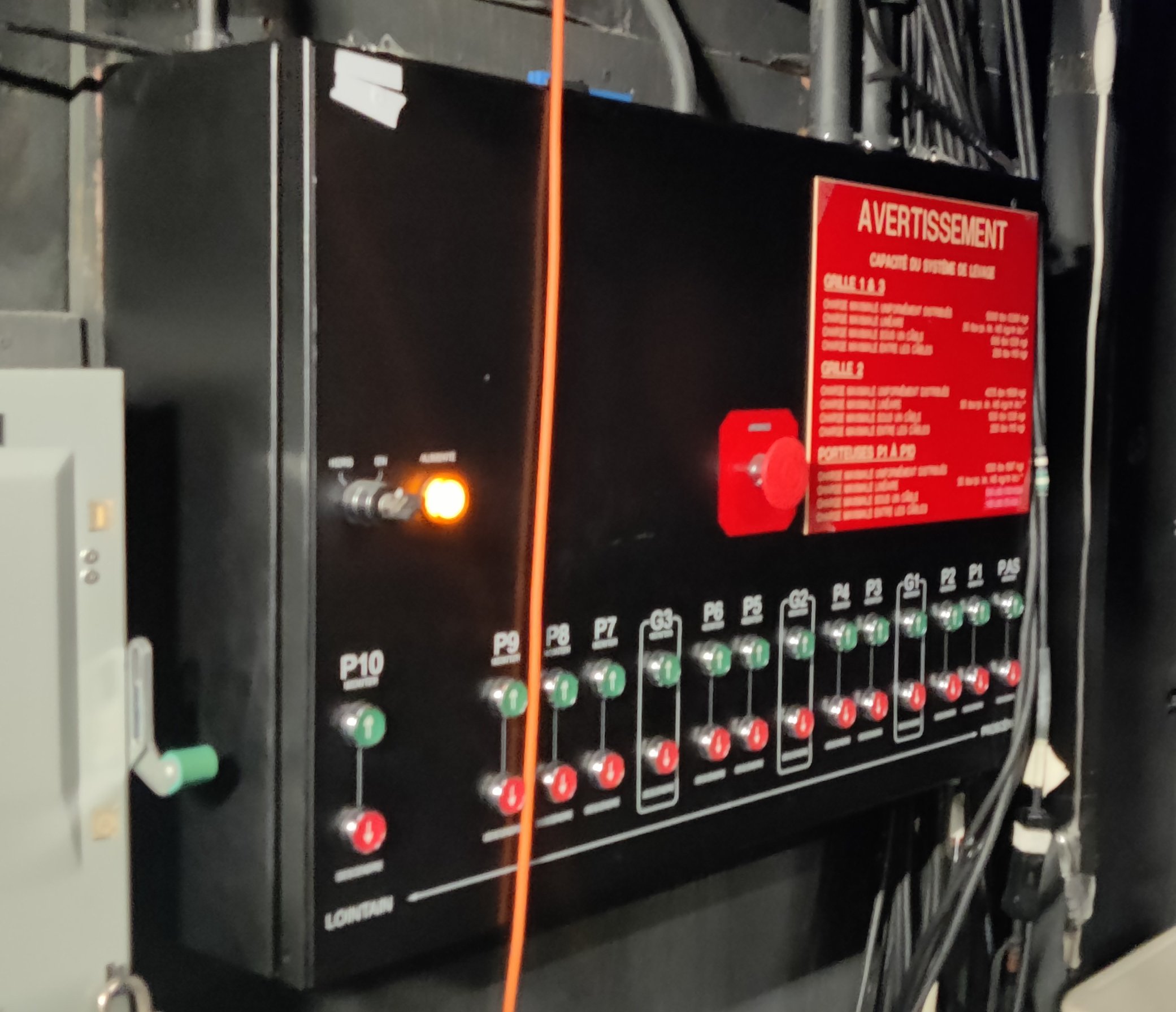 Machine de contrôle